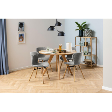 Krzesło Actona Batilda Monza 120 Szary - Stylowy Design
