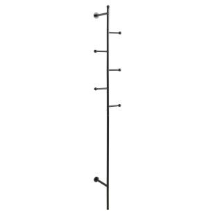 Wieszak ścienny Actona Aspen | Metalowy, Czarny | 171cm