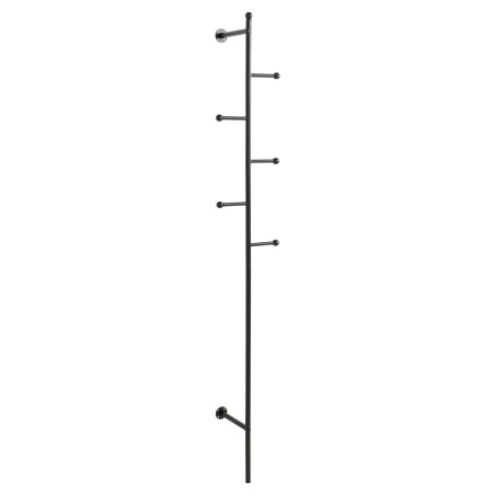 Wieszak ścienny Actona Aspen | Metalowy, Czarny | 171cm