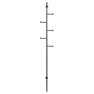 Wieszak ścienny Actona Aspen | Metalowy, Czarny | 171cm