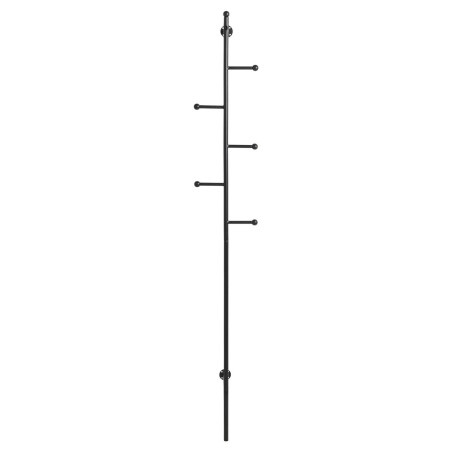 Wieszak ścienny Actona Aspen | Metalowy, Czarny | 171cm