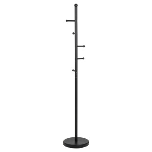 Wieszak stojący Actona Aspen 170cm czarny - Elegancki design