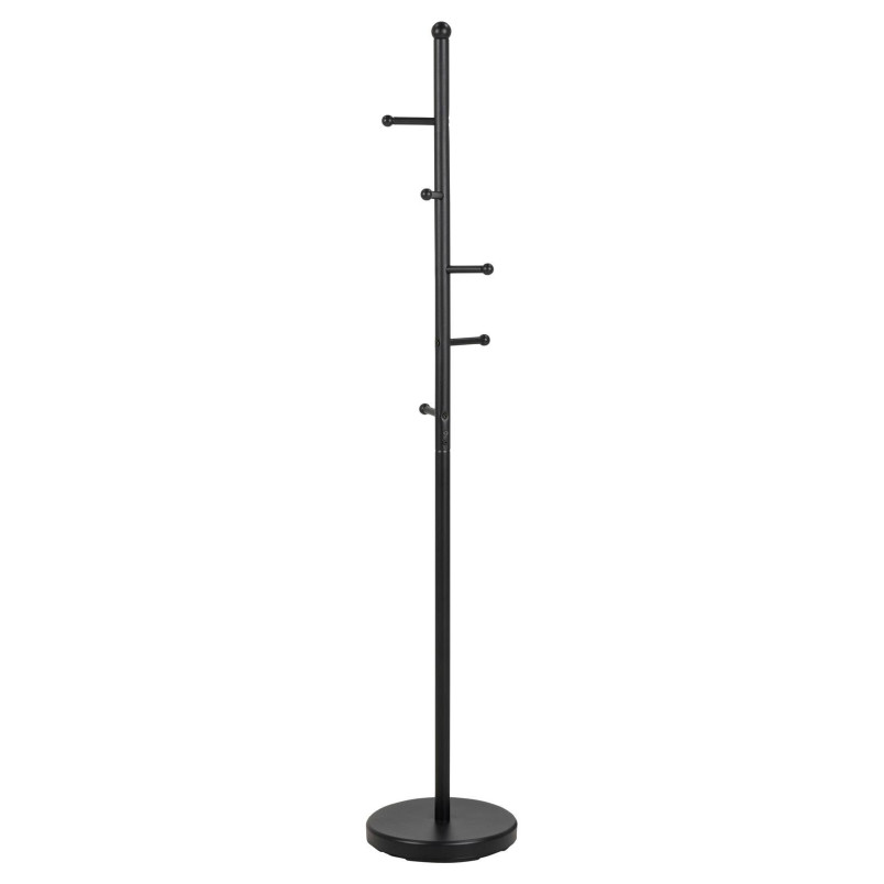 Wieszak stojący Actona Aspen 170cm czarny - Elegancki design