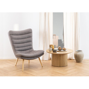 Stolik okrągły Yale Actona | Dąb, 80cm - Stylowy i funkcjonalny