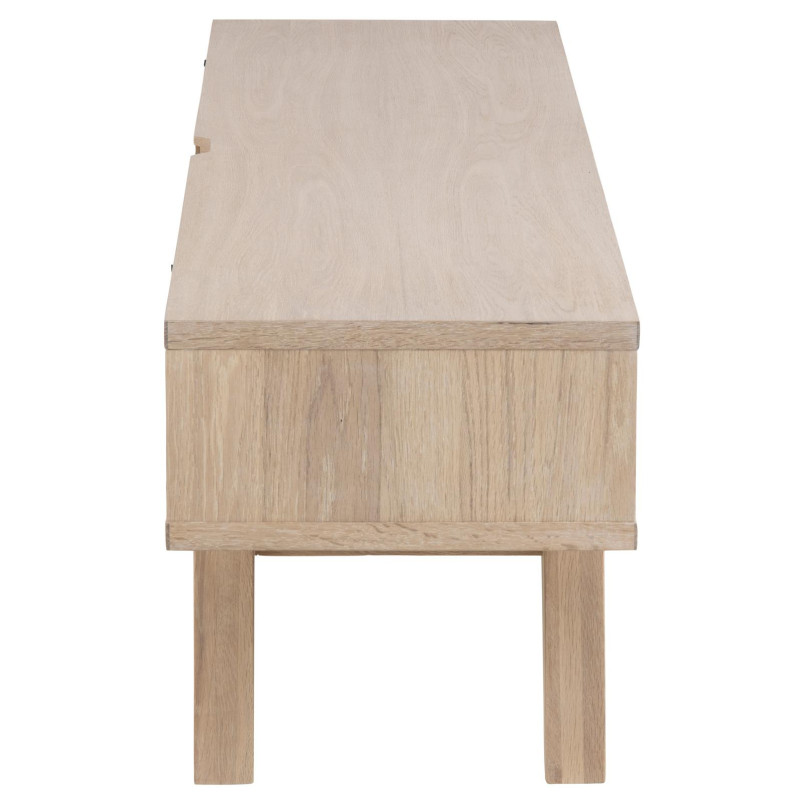 Szafka RTV Actona | Dąb Bielony | 150x45cm | Skandynawski Design