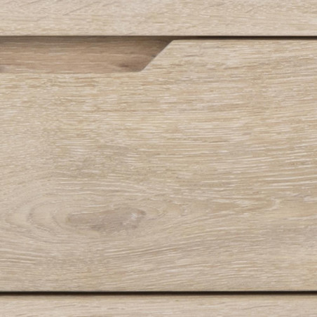 Szafka RTV Actona | Dąb Bielony | 150x45cm | Skandynawski Design
