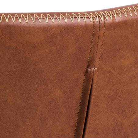 Krzesło Actona Batilda Retro Cross - Brąz/Czarny | Elegancki Design