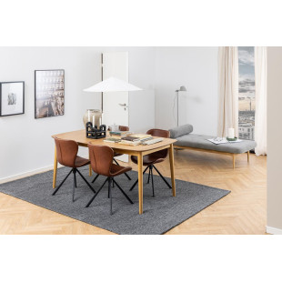 Krzesło Actona Batilda Retro Cross - Brąz/Czarny | Elegancki Design