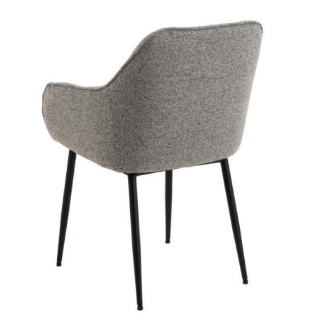 Krzesło tapicerowane Brooke Monza szare Actona - Komfort i styl