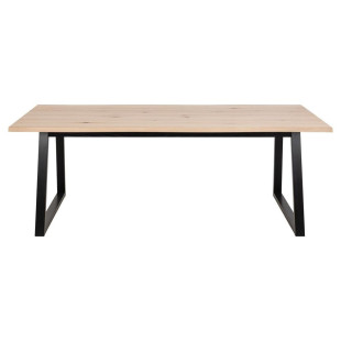 Stół loft Actona Malika 220x100cm dąb bielony - Stylowy i funkcjonalny