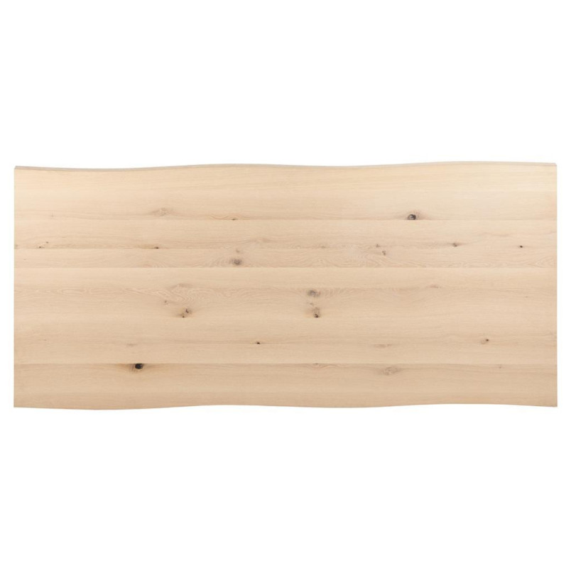 Stół loft Actona Malika 220x100cm dąb bielony - Stylowy i funkcjonalny
