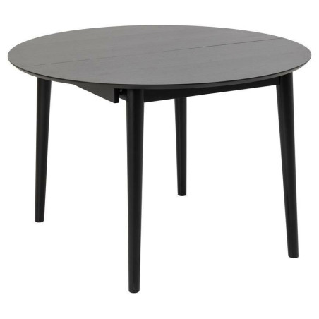 Stół okrągły rozkładany Montreux Actona | Czarny, 115-154cm