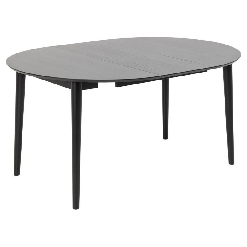 Stół okrągły rozkładany Montreux Actona | Czarny, 115-154cm