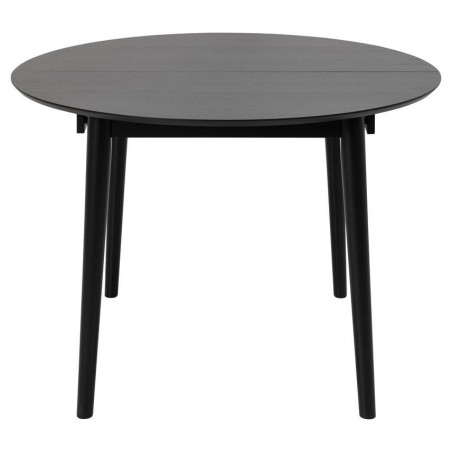 Stół okrągły rozkładany Montreux Actona | Czarny, 115-154cm