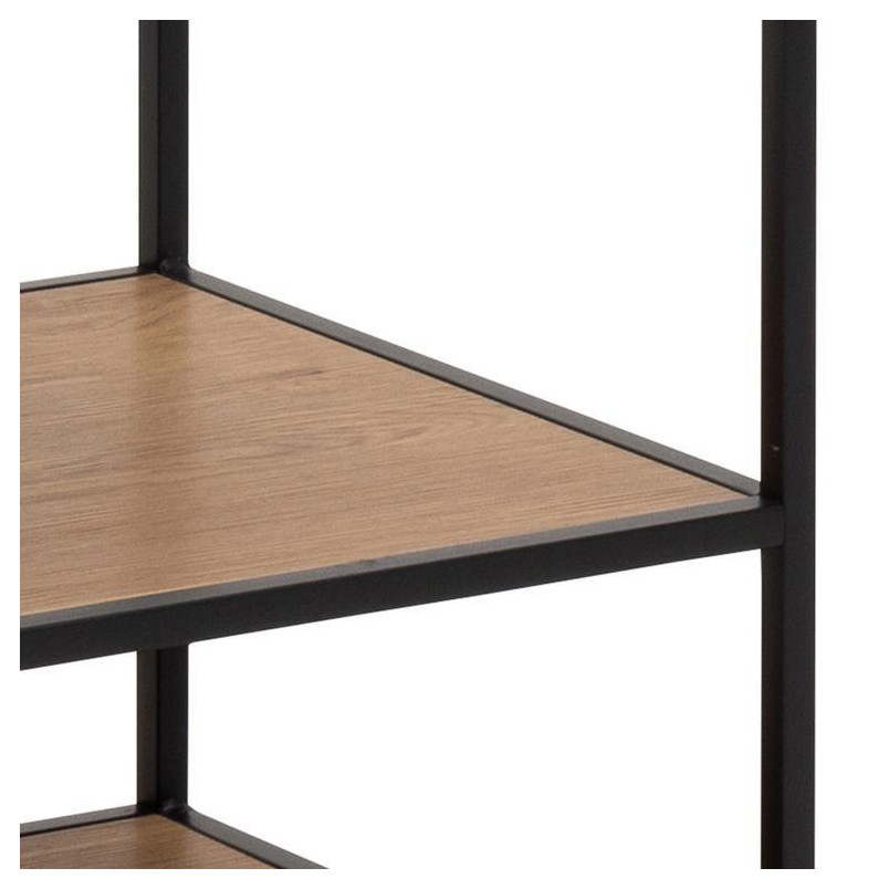 Wieszak stojący Actona Seaford | 122x174cm | Dąb/Czarny
