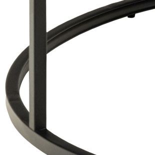 Stolik kawowy Spiro 80cm Actona - Czarny marmur, Nowoczesny design