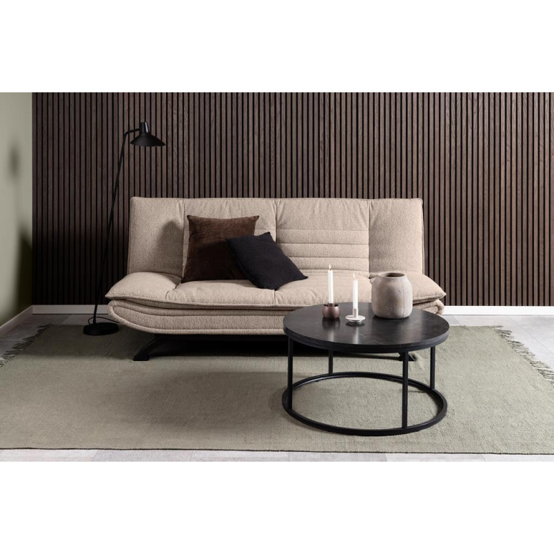 Stolik kawowy Spiro 80cm Actona - Czarny marmur, Nowoczesny design