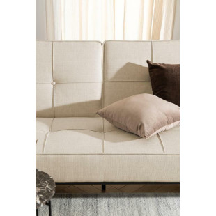 Sofa rozkładana 3-osobowa Perugia Actona | Beżowa, 198cm