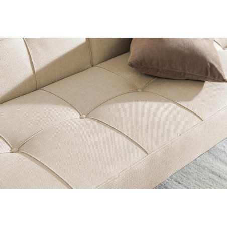 Sofa rozkładana 3-osobowa Perugia Actona | Beżowa, 198cm