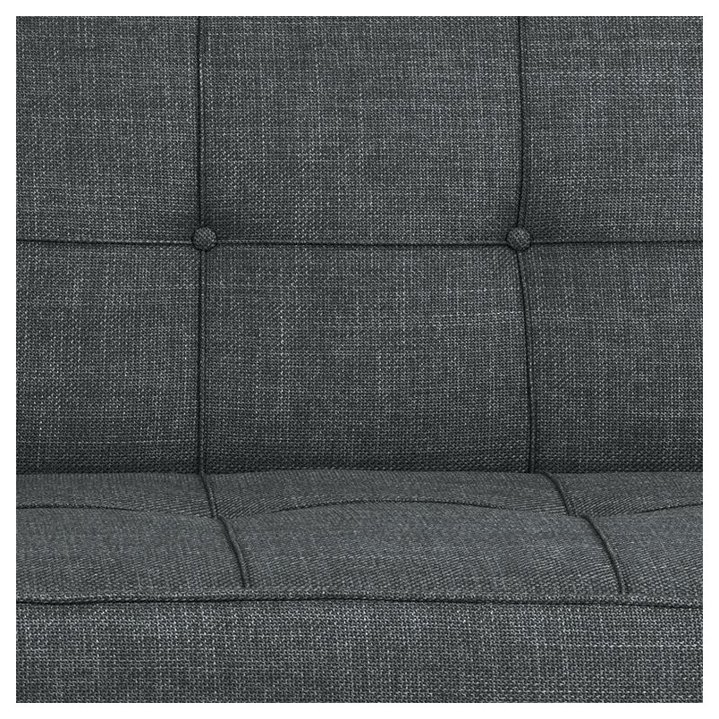 Sofa rozkładana Actona Perugia | 3 osoby, 198cm, Szary