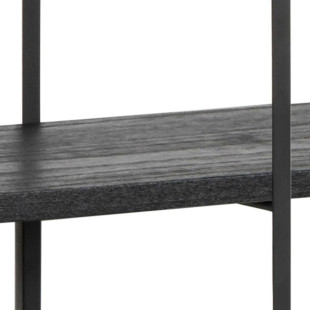 Półka Actona Belfast II | Loft, 191x79cm, Czarna
