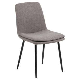 Krzesło Becca Actona: Szare, Tapicerowane, Nowoczesny Design