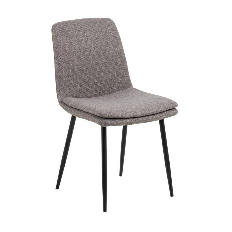 Krzesło Becca Actona: Szare, Tapicerowane, Nowoczesny Design