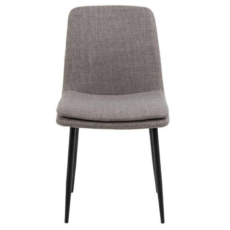 Krzesło Becca Actona: Szare, Tapicerowane, Nowoczesny Design
