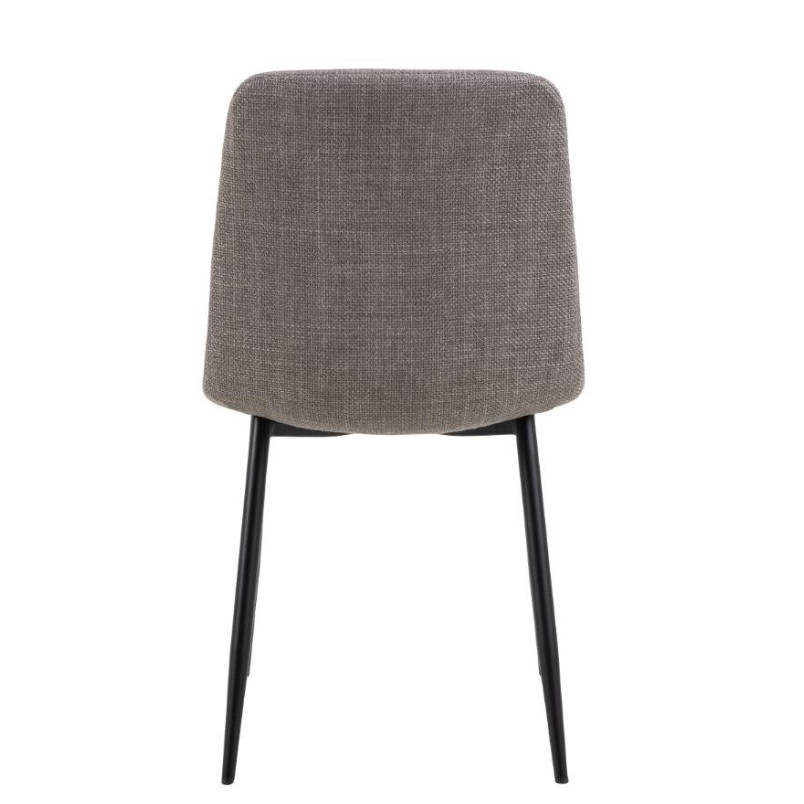Krzesło Becca Actona: Szare, Tapicerowane, Nowoczesny Design