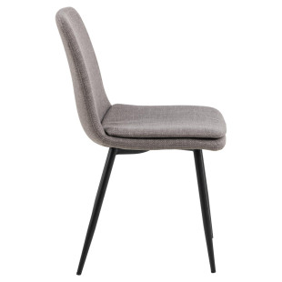Krzesło Becca Actona: Szare, Tapicerowane, Nowoczesny Design