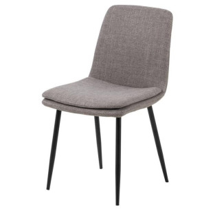 Krzesło Becca Actona: Szare, Tapicerowane, Nowoczesny Design