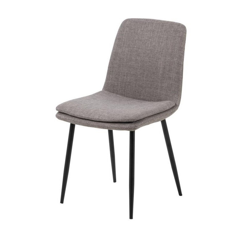 Krzesło Becca Actona: Szare, Tapicerowane, Nowoczesny Design