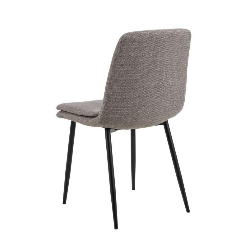 Krzesło Becca Actona: Szare, Tapicerowane, Nowoczesny Design