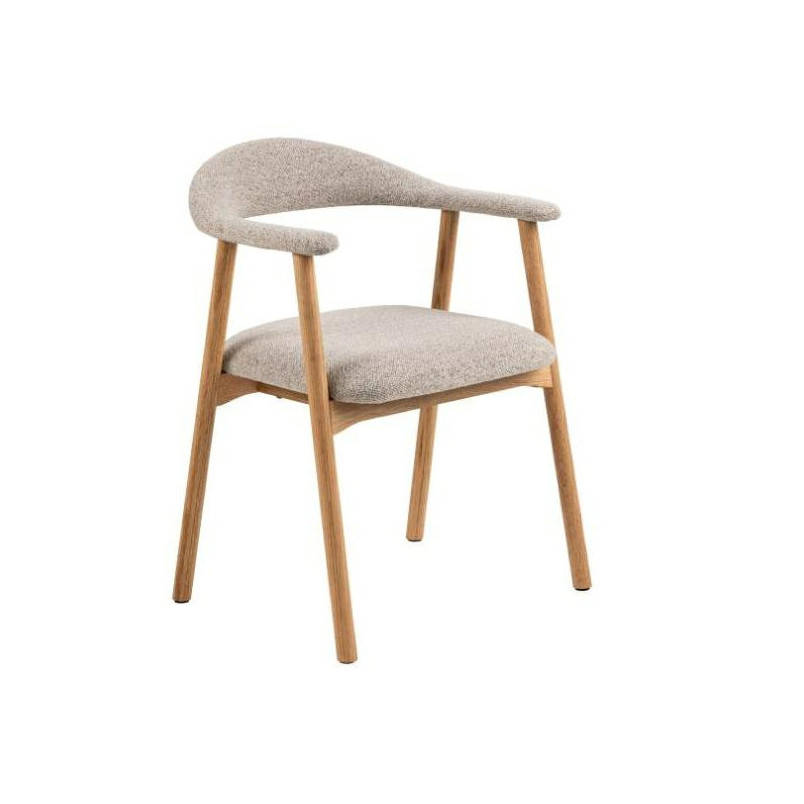 Krzesło Actona Addi: Drewno dąb Monza, beżowe - Stylowy design