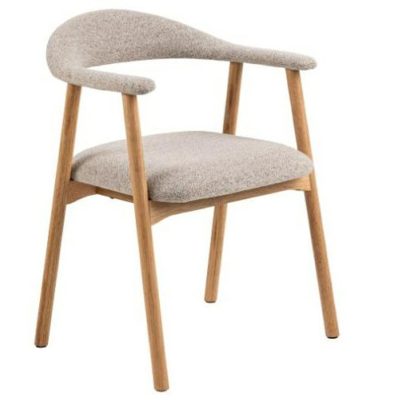 Krzesło Actona Addi: Drewno dąb Monza, beżowe - Stylowy design