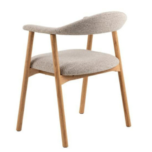 Krzesło Actona Addi: Drewno dąb Monza, beżowe - Stylowy design