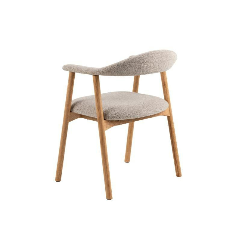 Krzesło Actona Addi: Drewno dąb Monza, beżowe - Stylowy design