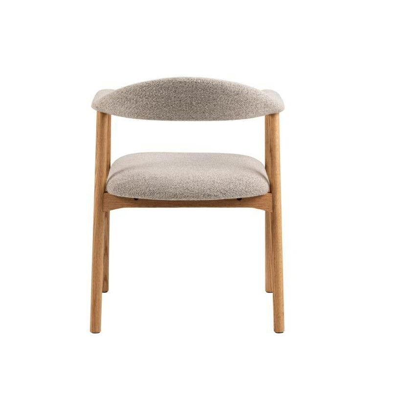 Krzesło Actona Addi: Drewno dąb Monza, beżowe - Stylowy design