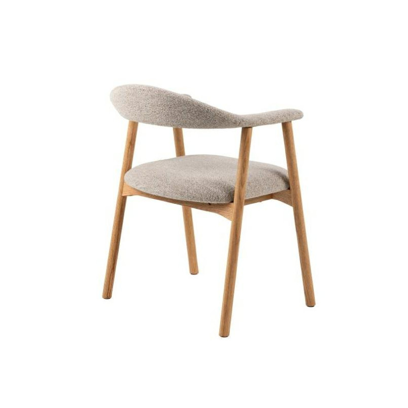 Krzesło Actona Addi: Drewno dąb Monza, beżowe - Stylowy design