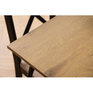 Stół loft Actona Peru 120x80cm | Dąb Dziki / Czarny - Kup Teraz!