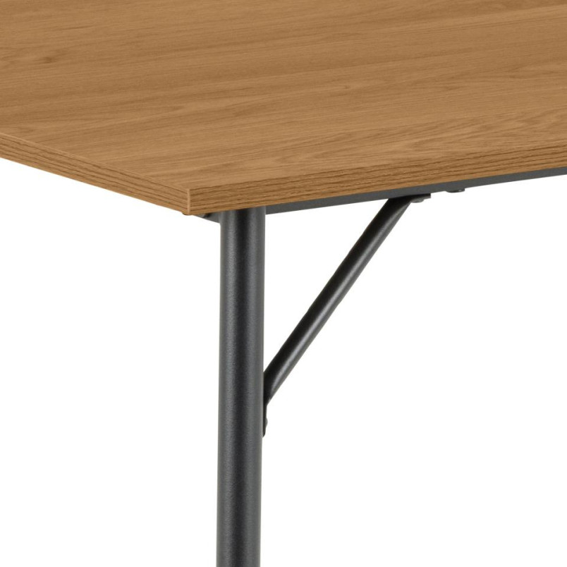 Stół loft Actona Peru 120x80cm | Dąb Dziki / Czarny - Kup Teraz!