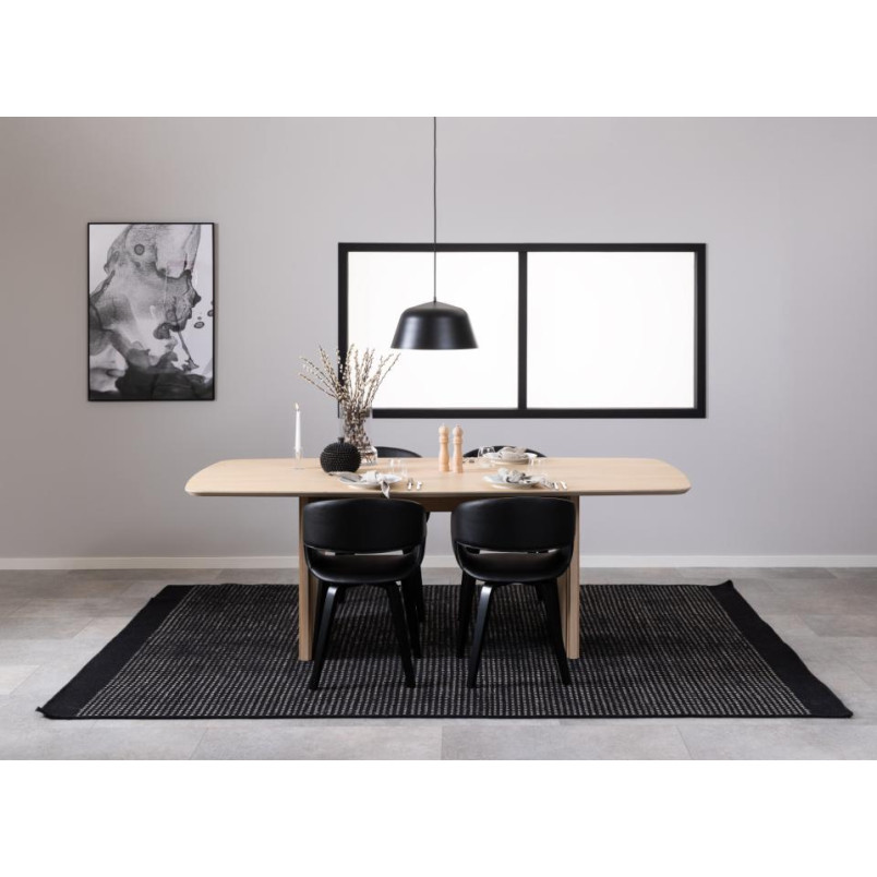 Stół Actona Christo | Dąb Bielony 220x105cm - Elegancki Design