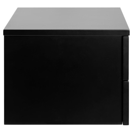 Szafka nocna wisząca Actona Avignon 37cm | Czarna, 2 szuflady