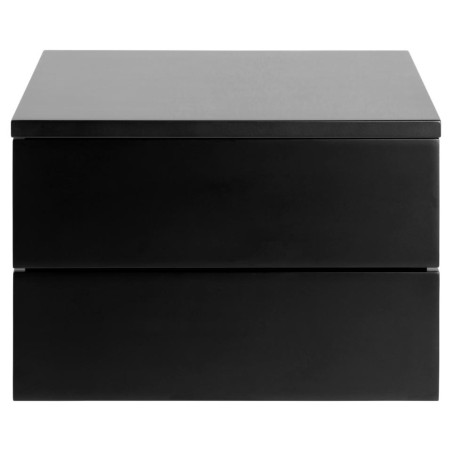 Szafka nocna wisząca Actona Avignon 37cm | Czarna, 2 szuflady
