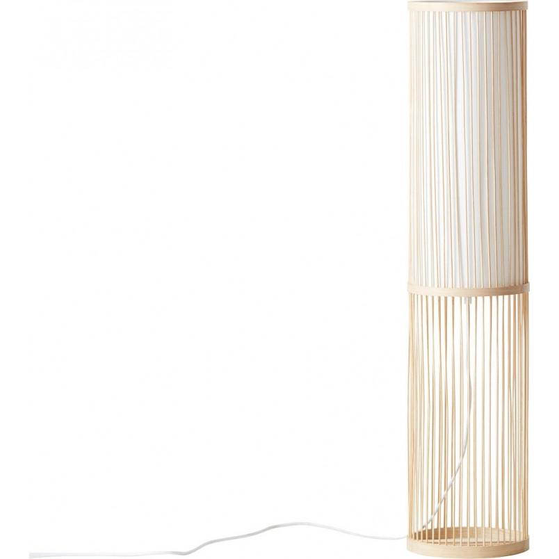Lampa podłogowa bambusowa Nori - Boho styl | Brilliant