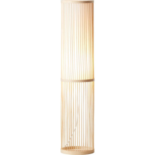 Lampa podłogowa bambusowa Nori - Boho styl | Brilliant