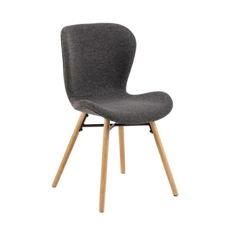 Krzesło Actona Batilda Monza: Stylowy design, antracyt, dąb - Kup teraz!