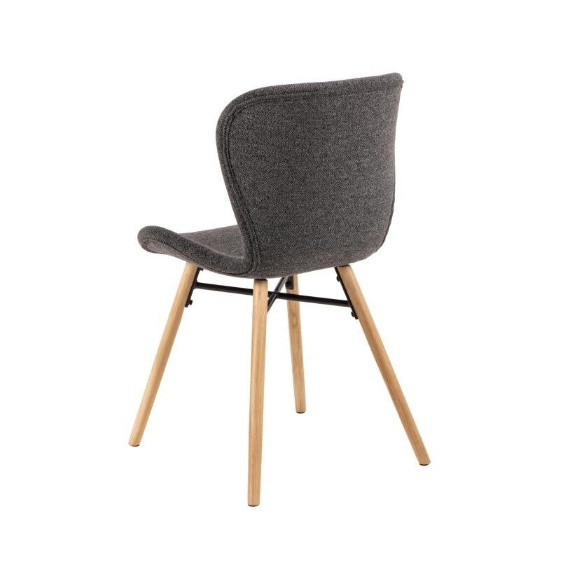 Krzesło Actona Batilda Monza: Stylowy design, antracyt, dąb - Kup teraz!