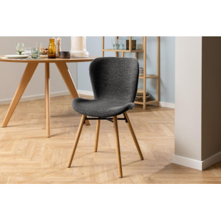 Krzesło Actona Batilda Monza: Stylowy design, antracyt, dąb - Kup teraz!