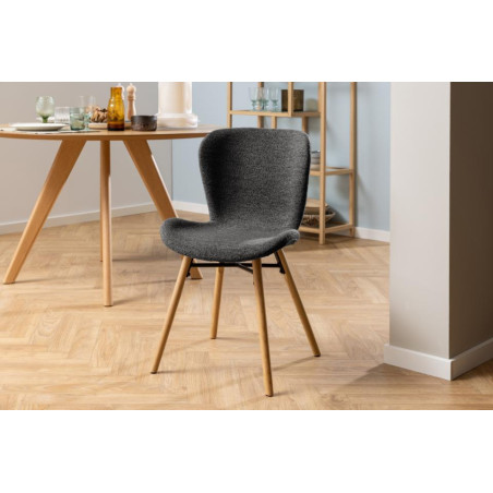Krzesło Actona Batilda Monza: Stylowy design, antracyt, dąb - Kup teraz!